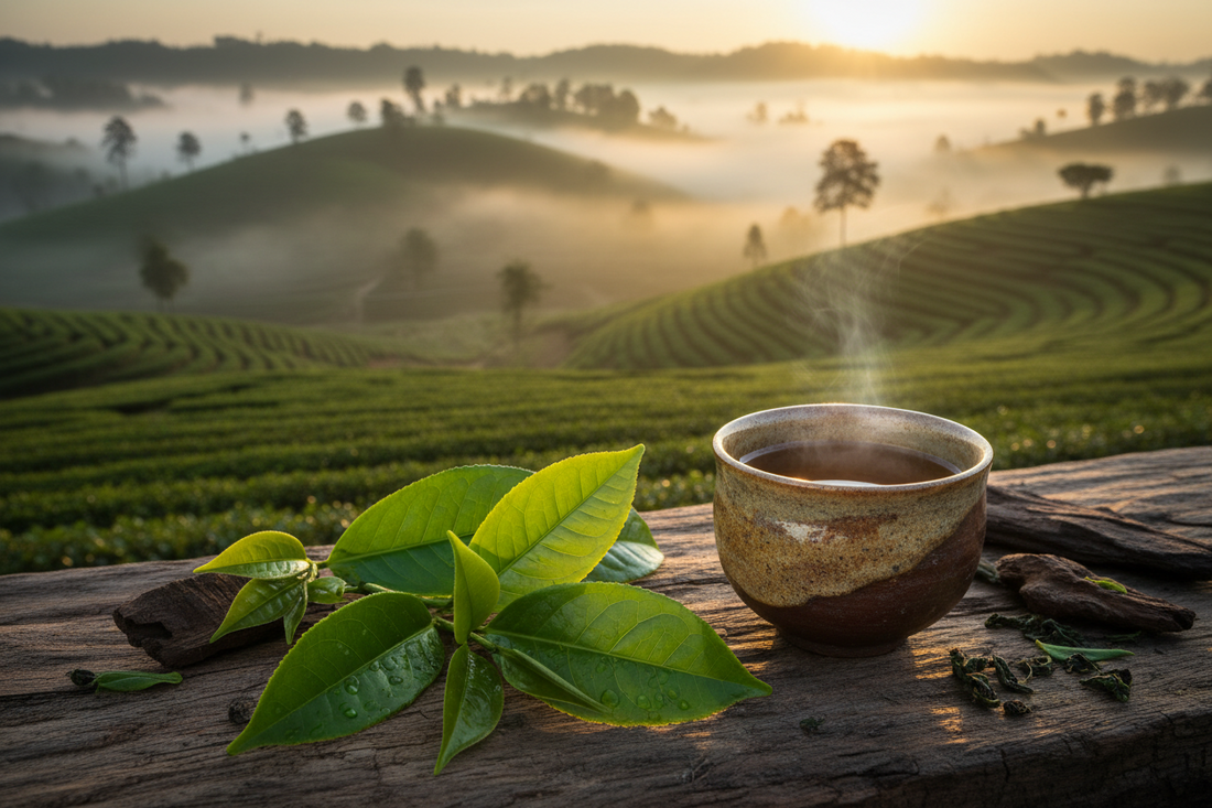 Single-origin tea leaves from a traceable estate — Shreevari Tea Estate